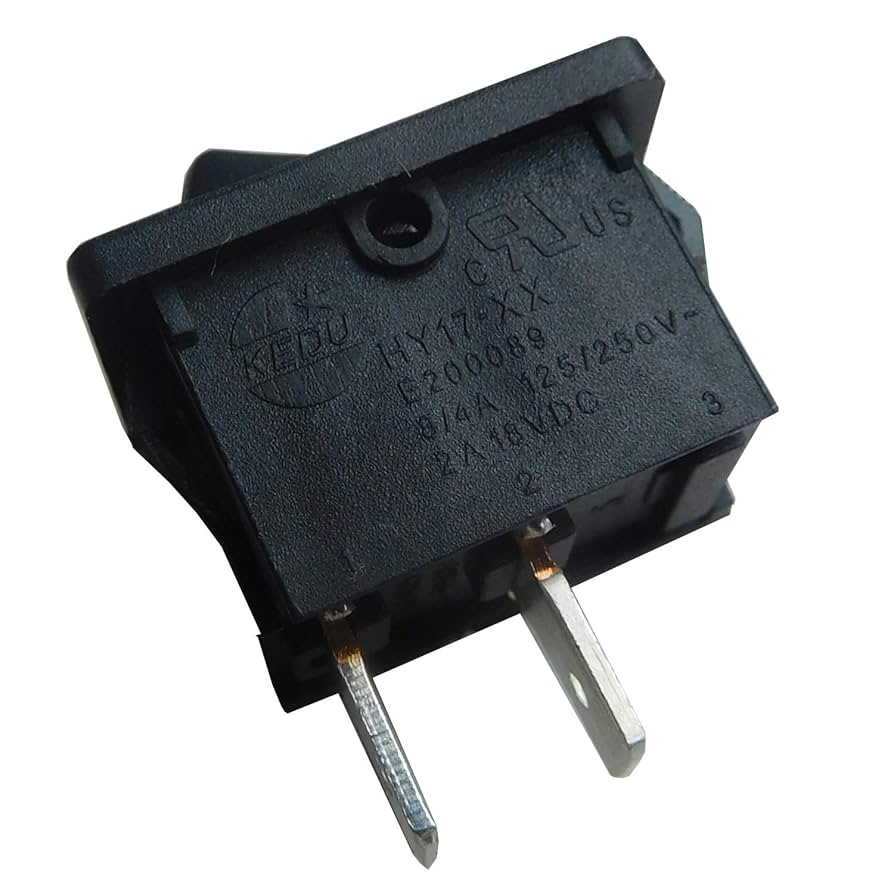 HY17-XX 2Pins 8/4A 125/250V Electric Pushbutton Switches